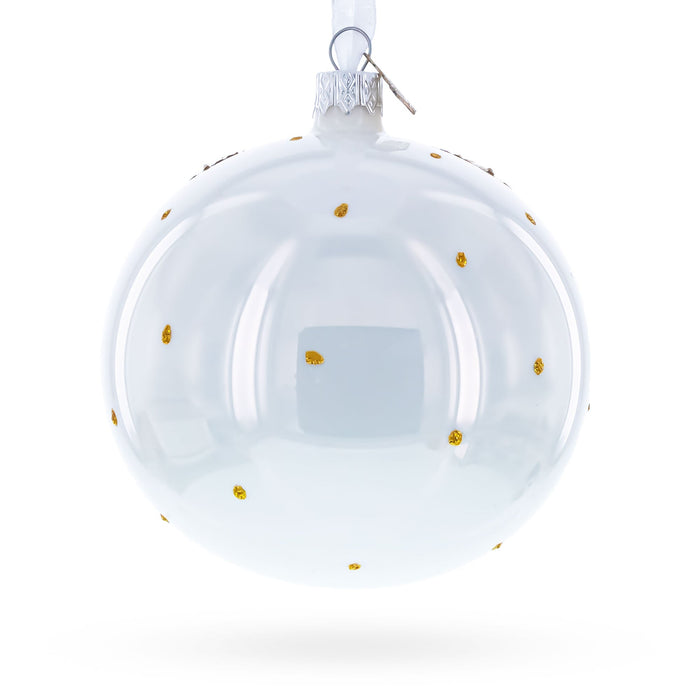 1928 Georgia O'Keeffe "Two Calla Lilies on Pink" Glass Ball Christmas Ornament 4 Inches