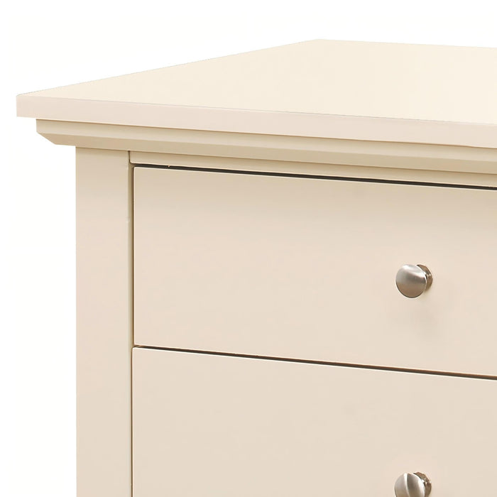 3-Drawer Nightstand with Dovetail Drawers – 9 Colors, Real Wood Veneer, Fully Assembled