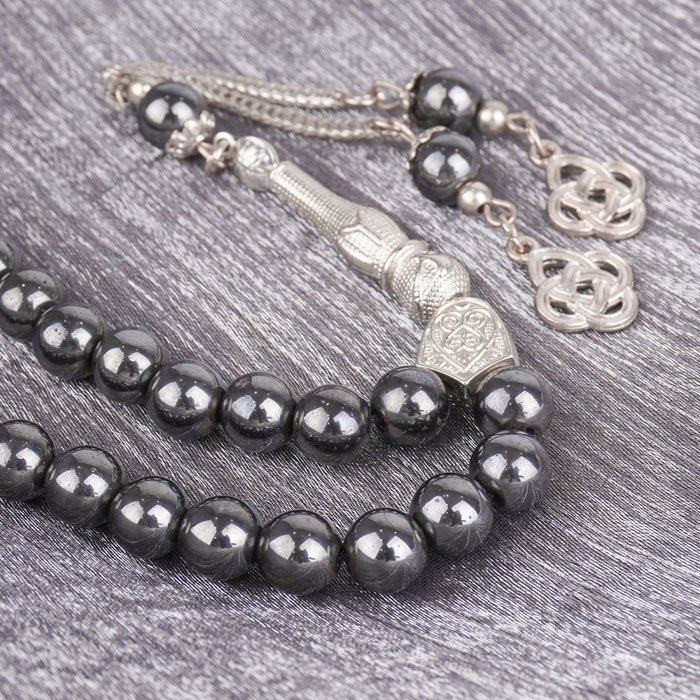 33 Bead Black Obsidian Tasbeeh(MR085)