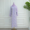 Purple Open Abaya / S