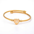 Allah Heart Bracelet Set Islamic Calligraphy Jewelry with Twisted Rope Design (MAC246)