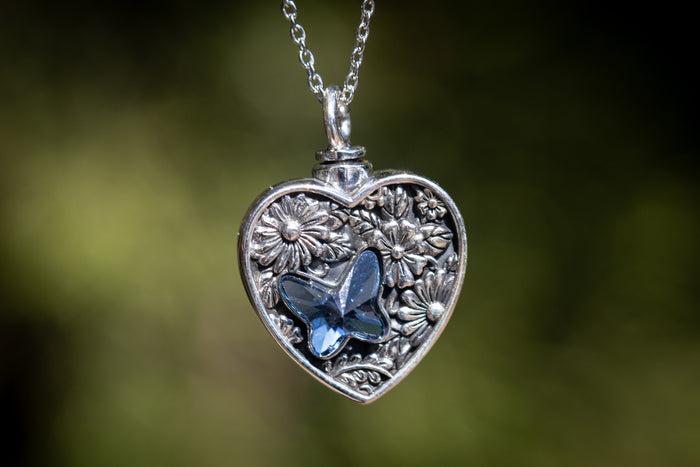 Always in my Heart Butterfly Pendant
