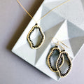 Black Spinel Freestyle Jewelry Set