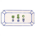 Blue & White Topiary Ceramic Tray