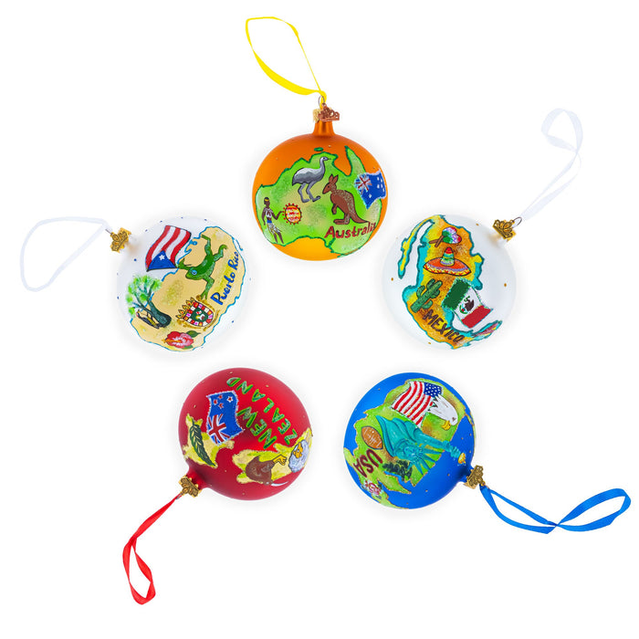 Botanic Gardens, Singapore Glass Ball Christmas Ornament 4 Inches