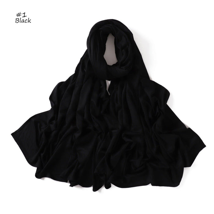 Breathable & Soft Mercerized Cotton Hijab Scarf(MH126)
