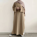 Casual Fashion Slit Abaya (MA063)