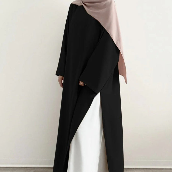 Casual Fashion Slit Abaya (MA063)