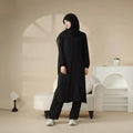 Casual Retro Shirt with Loose Long Pants 2-Piece Set (MOA020)