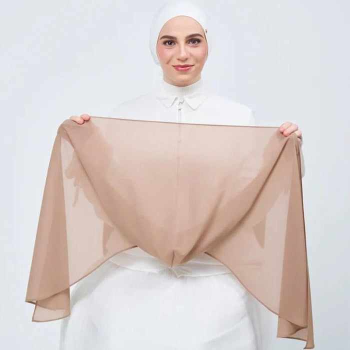 Chiffon Instant Hijab with Magnetic Closure(MH202)