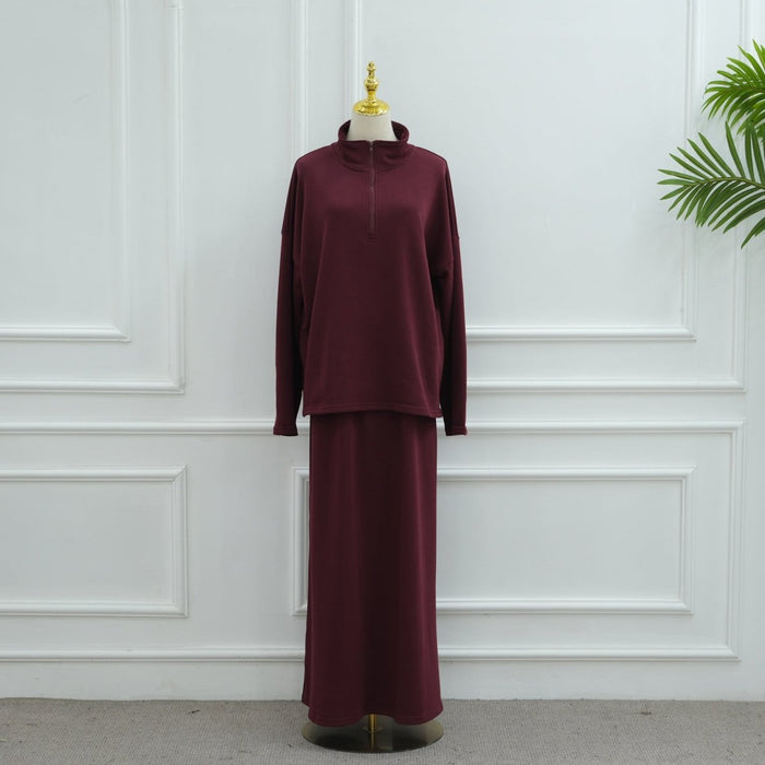 Dark burgundy / S