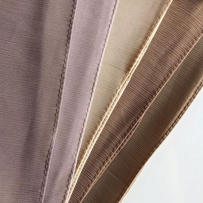 Crepe Scarf Crinkle Chiffon Hijab for Women Shawls Ripple Pleated (MH003)