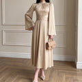 Cross-Wrap Ruched Neck Satin Maxi Dress(MS445)