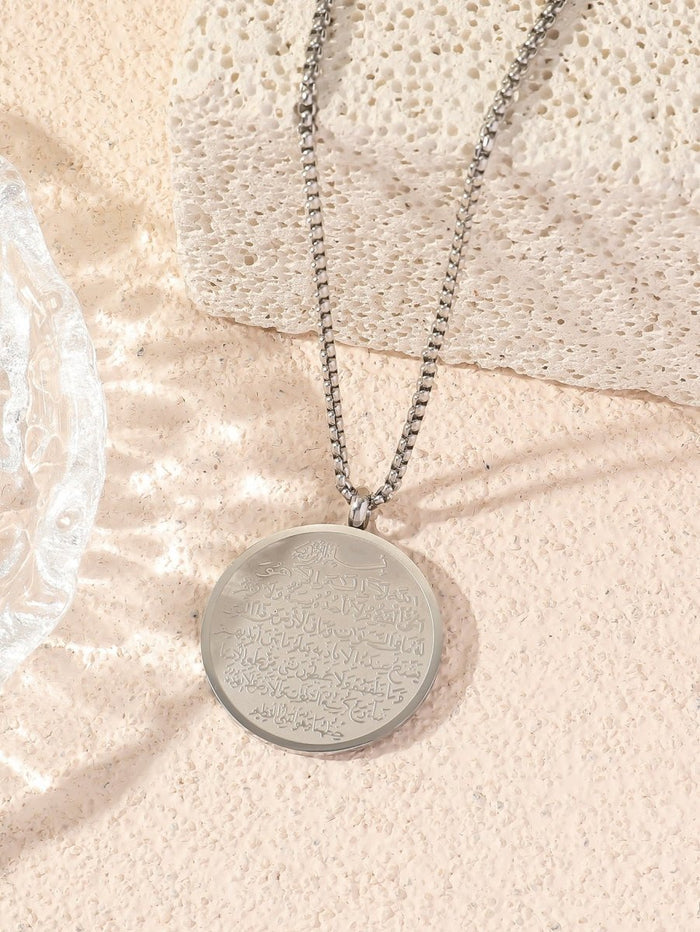 Double-Sided Titanium Steel Necklace(MAC224)(WITH GIFT BOX)