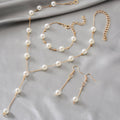 Elegance Pearl Earrings & Necklace Ensemble (MAC313)