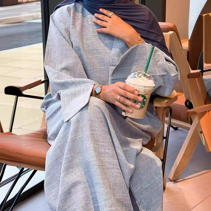 Elegant Loose Abaya with Pockets (MA104)