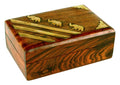 Elephant Trinket Box With Brass Inlay