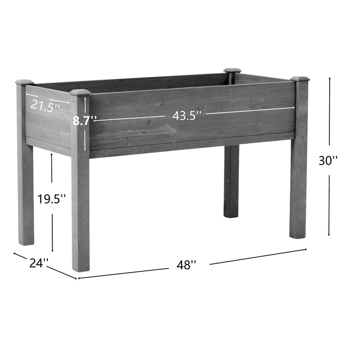 Elevated Raised Garden Bed For Outdoor