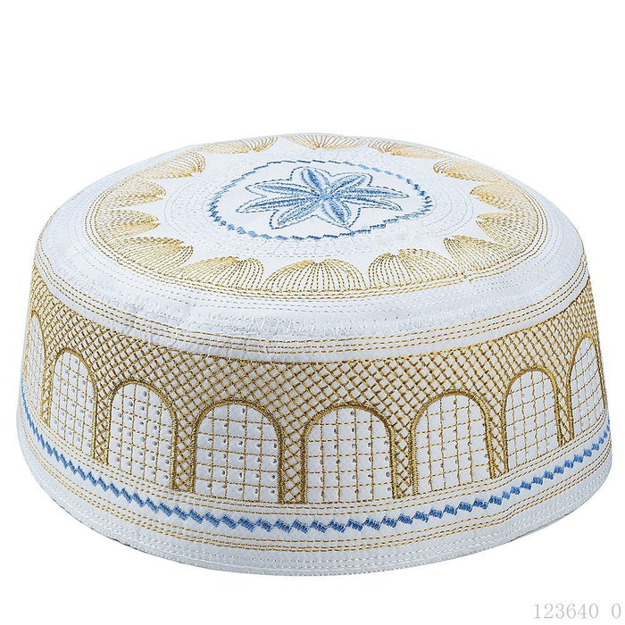 Embroidered Kufi Prayer Cap(MR088)