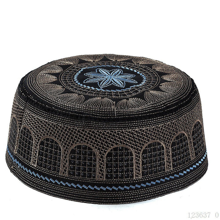 Embroidered Kufi Prayer Cap(MR088)