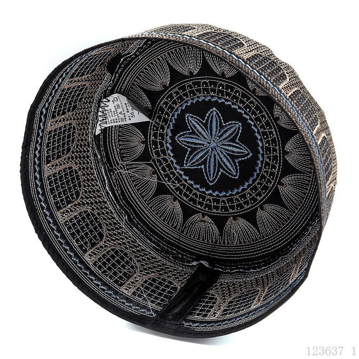 Embroidered Kufi Prayer Cap(MR088)