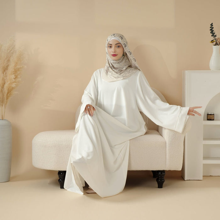 Essential Premium Loose Fit Abaya 2-Piece Set with Versatile Pockets (MA120)