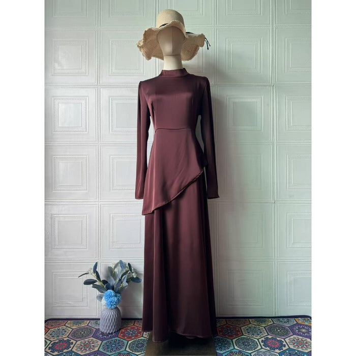 Exotic Long-Sleeve Maxi Dress Abaya (MA216)