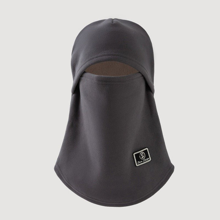 Fleece-Lined Face Mask Cap | Windproof Winter Cycling Hood with Ear Protection(MAC308)