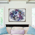 Floral Composition Rustic Wooden Wall Art by G. DeBrekht - Floral Ornamental Decor - 85101B