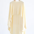 French-Style Two-Piece with Draped Poncho (MS310)