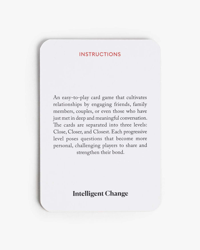 Get Closer Conversation Game - Original