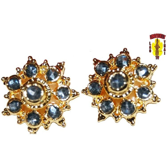 Gold Dipped Stud Earrings