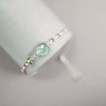 Green Amethyst Silver Isla Bracelet