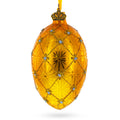 Hand-Painted 1897 Coronation Royal German Glass Egg Ornament — 4 Inches