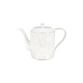 Infinity French Porcelain Gold-Trimmed Teapot | Made in Portugal