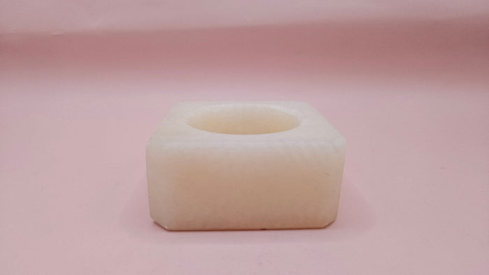 Ivory Onyx Tealight Holder – 2.4x1.1"