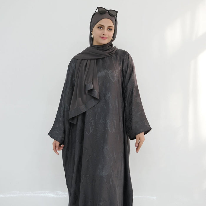 Jacquard Batwing Maxi Abaya(MA447)