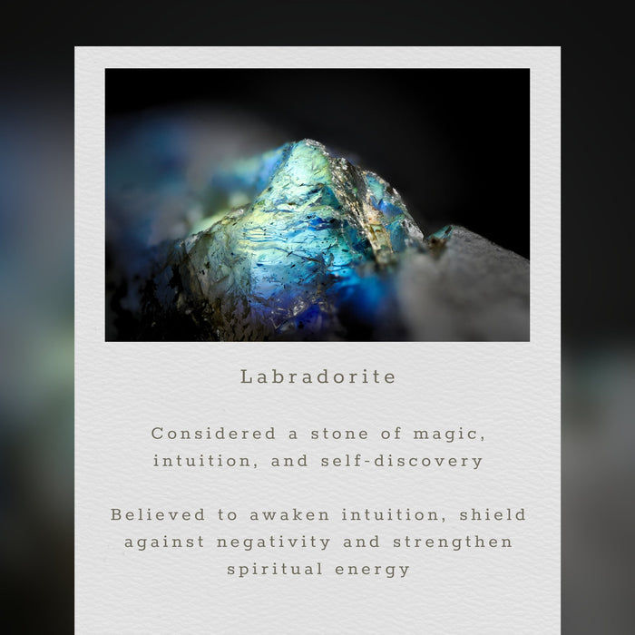 Labradorite Necklace & Earring Layering Set