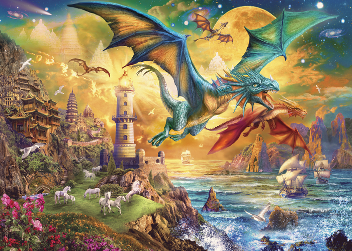 Land of Dragons 1000-Piece Jigsaw Puzzle