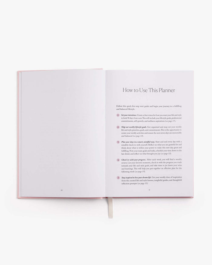 LIFE&Style Planner - Light Pink