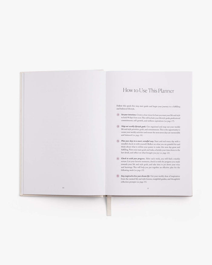 LIFE&Style Planner - Off-White