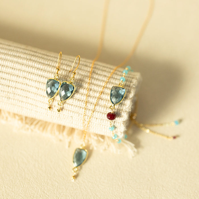 London Blue Gold Isla Collection