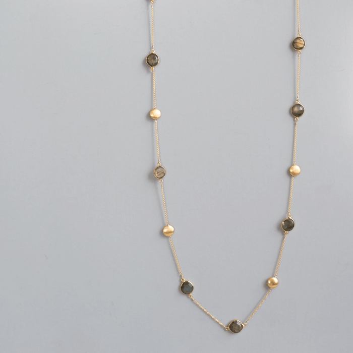 Long Labradorite Layering Chain