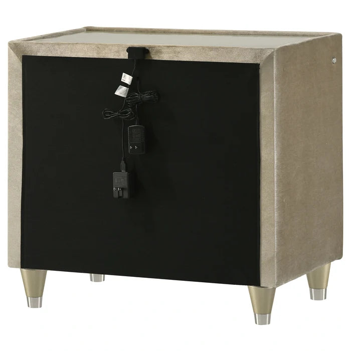 Lorient Nightstand with LED Lighting