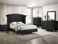 Crown Mark Furniture Lucinda 2 Drawer Nightstand in Black image