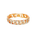 MAC036 wide flash diamond bracelet