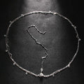 MAC127 Simple Rhinestone Pendant Sparkling Wedding Tiara