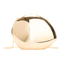 MAC160 Metal Acrylic Goose Egg Shoulder Crossbody Chain Cosmetic Bag