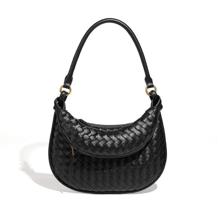MAC177 Fashionable And Versatile Retro Woven High-end Shoulder Armpit Bag