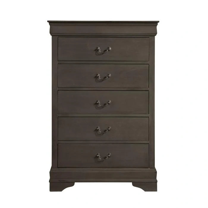 Mayville 5 Drawer Chest in Gray 2147SG-9